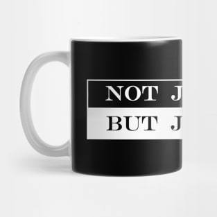 not judging but judging Mug